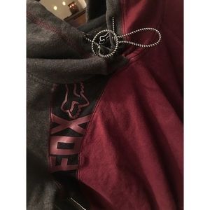 Maroon FOX Sweatshirt Hoodie